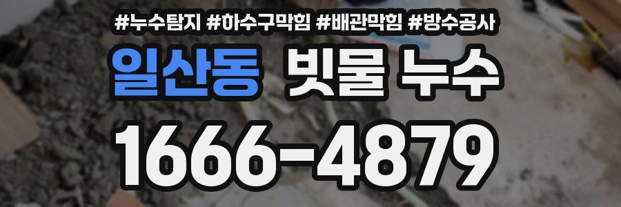 일산동 빗물 누수