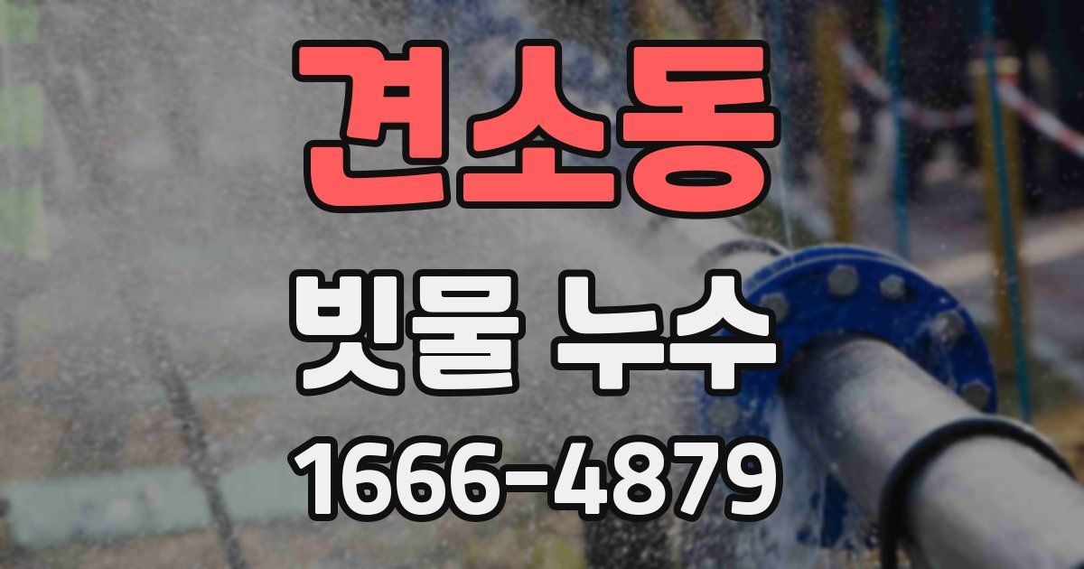 견소동 빗물 누수