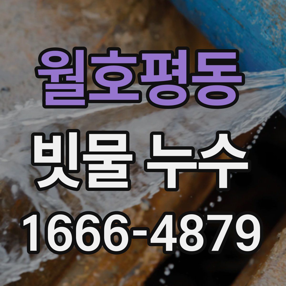 월호평동 빗물 누수