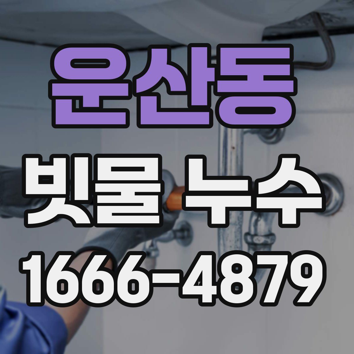 운산동 빗물 누수