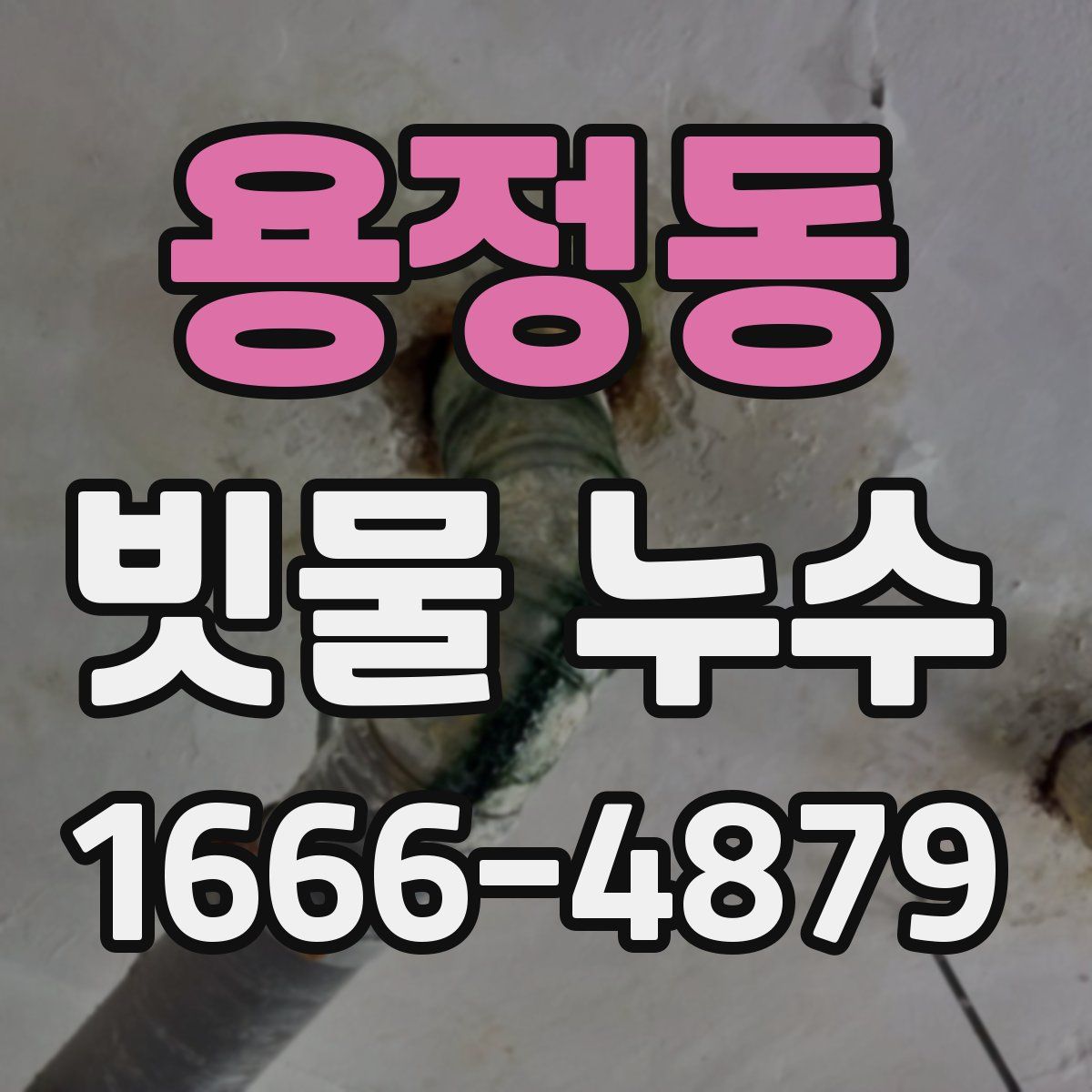 용정동 빗물 누수