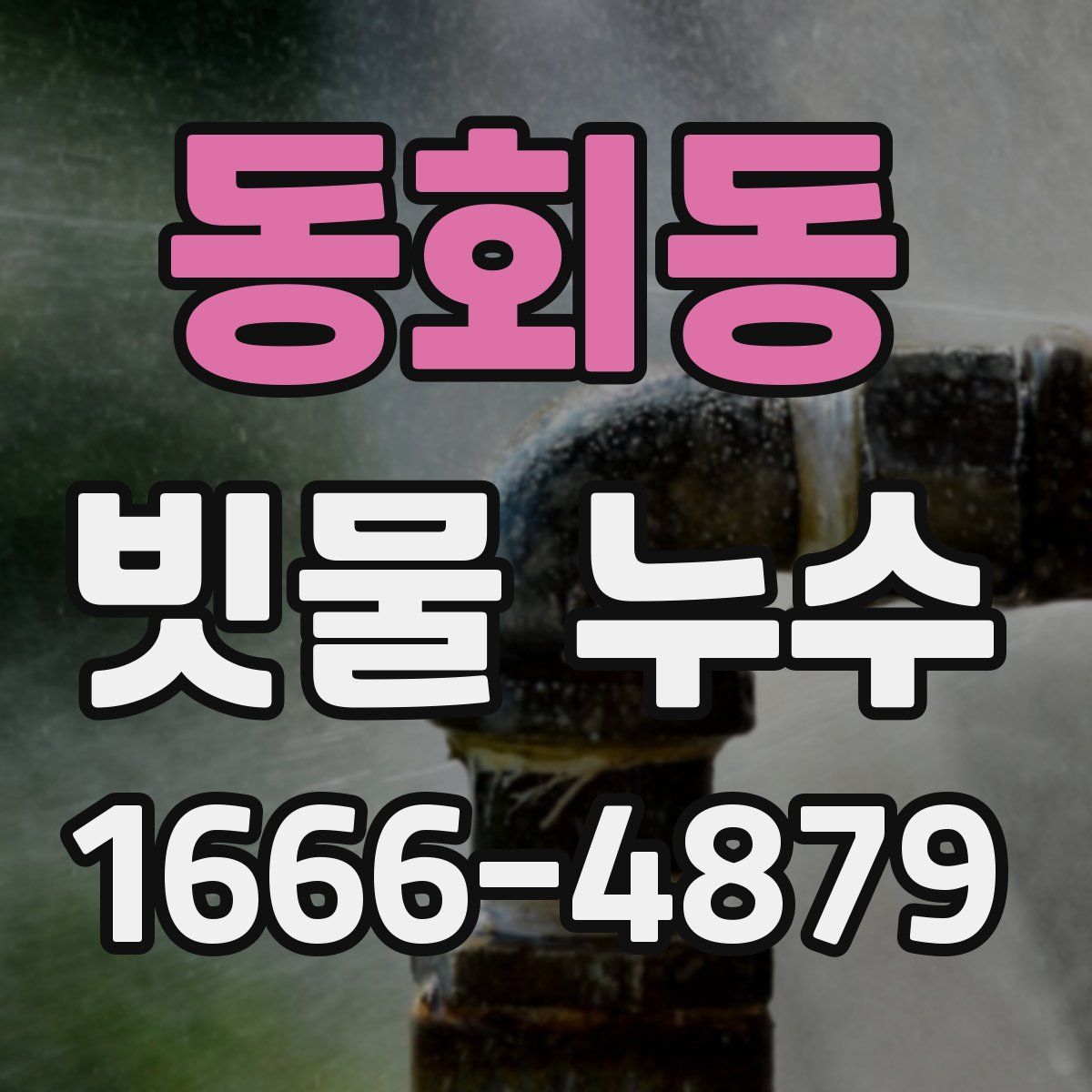 동회동 빗물 누수
