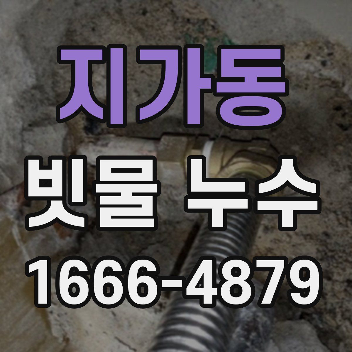 지가동 빗물 누수