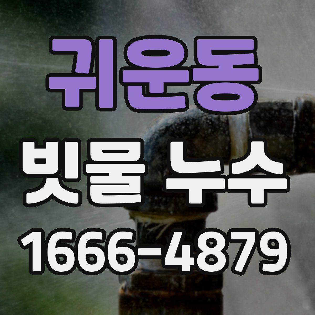귀운동 빗물 누수
