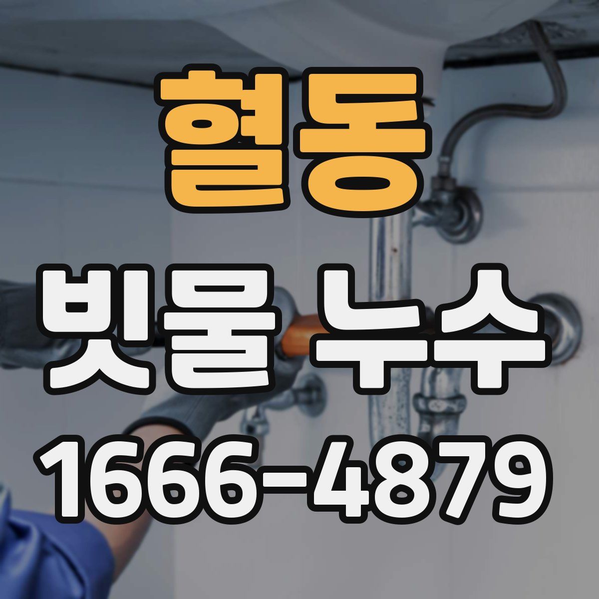 혈동 빗물 누수