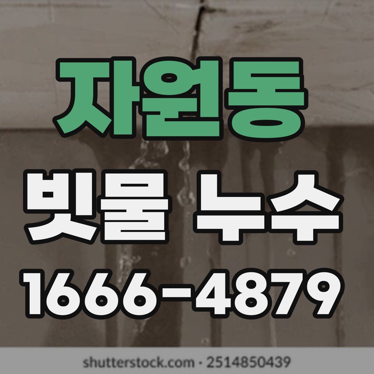 자원동 빗물 누수