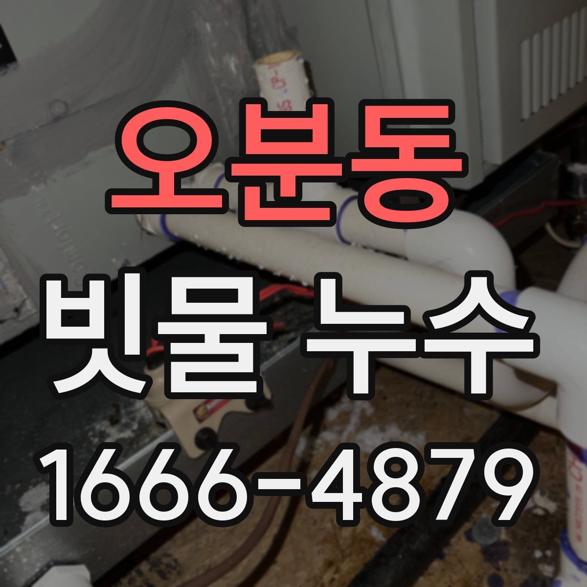 오분동 빗물 누수