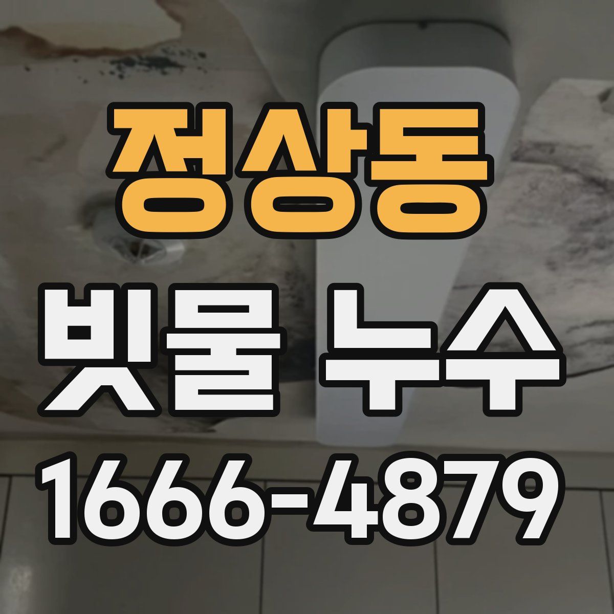정상동 빗물 누수