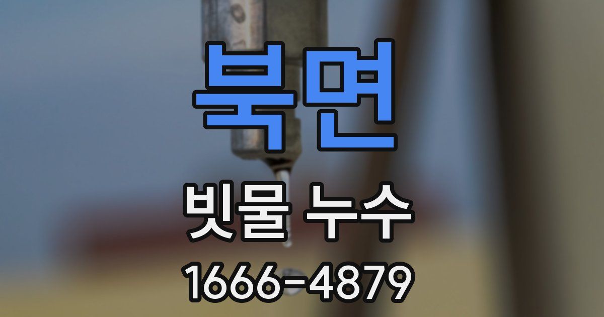 북면 빗물 누수