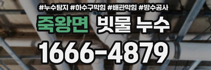 죽왕면 빗물 누수