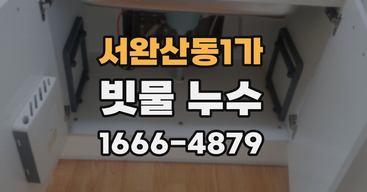 서완산동1가 빗물 누수