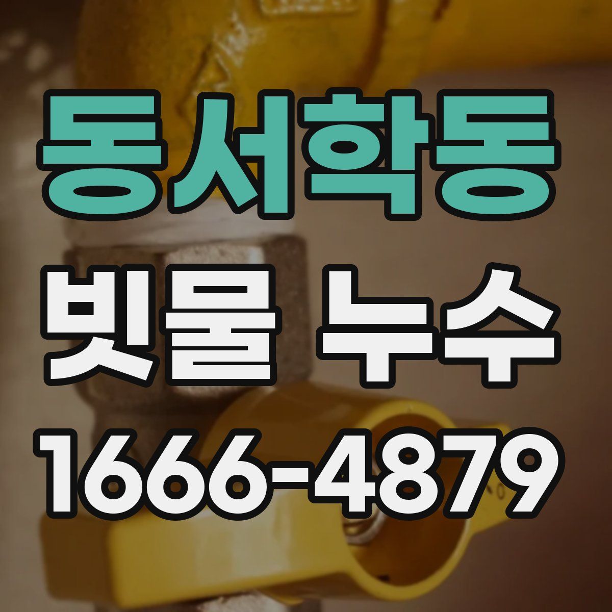 동서학동 빗물 누수