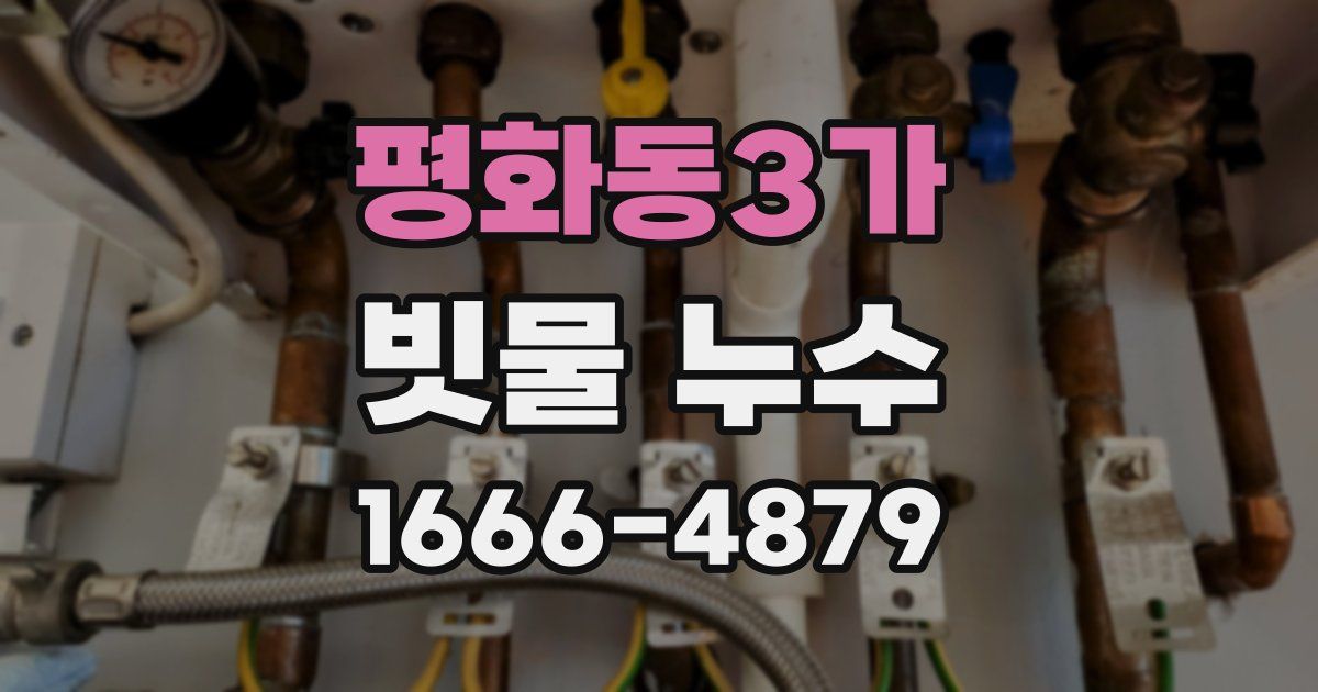 평화동3가 빗물 누수