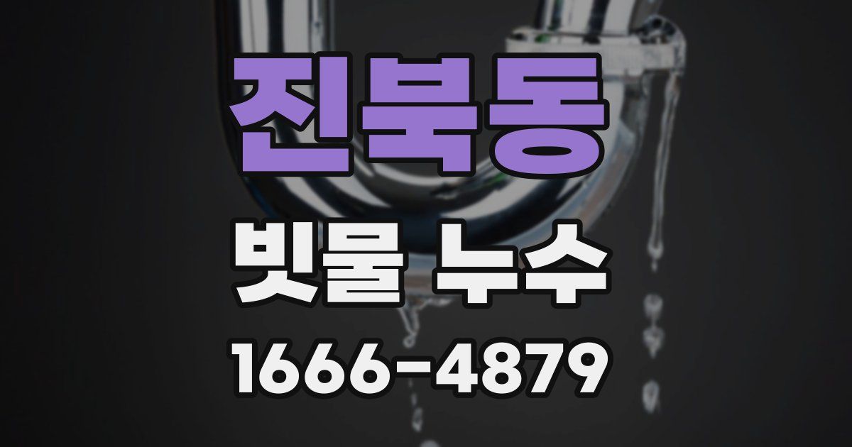 진북동 빗물 누수