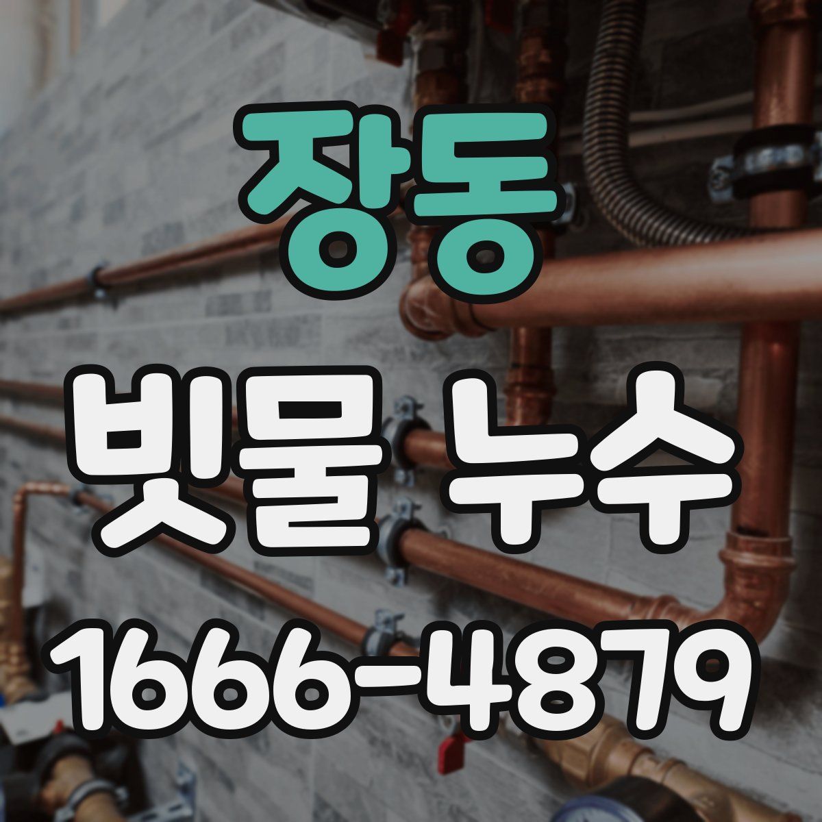 장동 빗물 누수