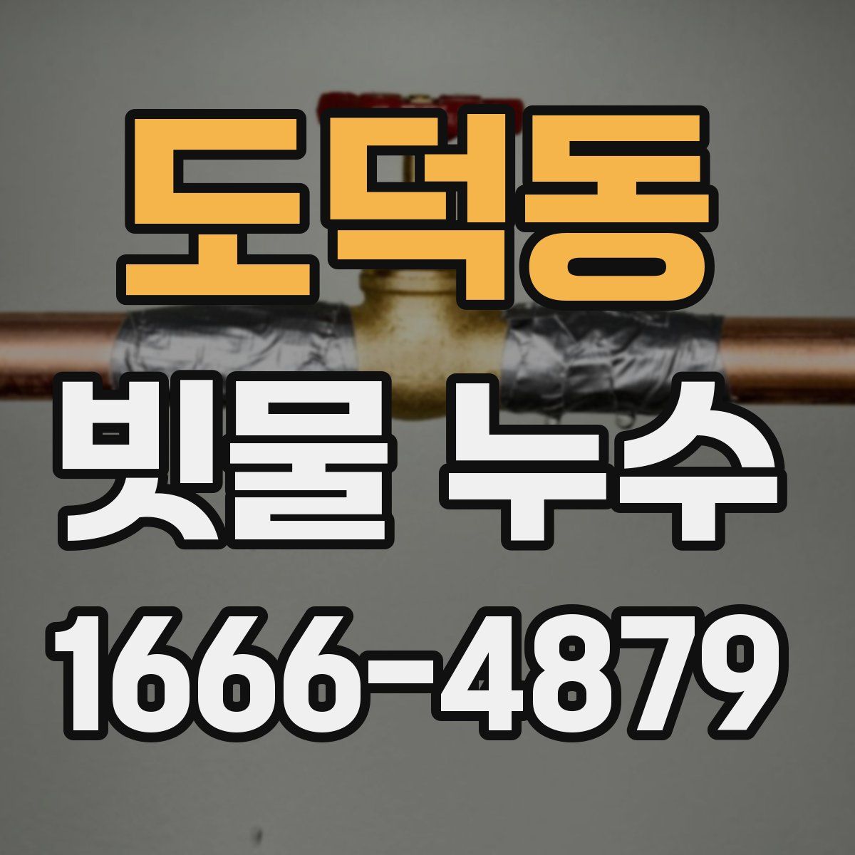 도덕동 빗물 누수