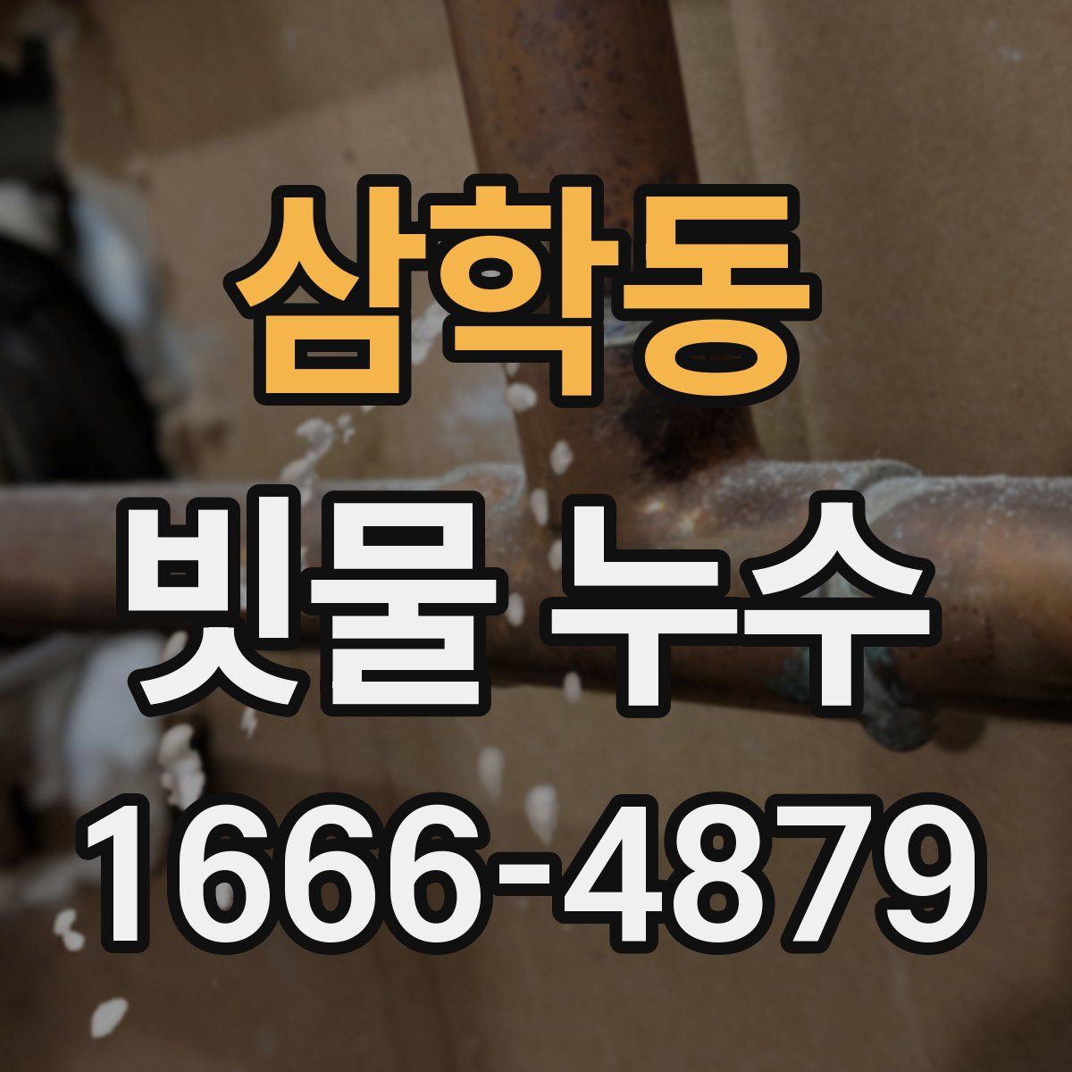 삼학동 빗물 누수