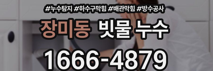 장미동 빗물 누수