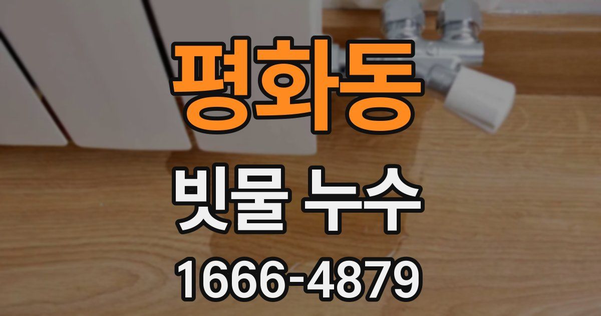평화동 빗물 누수