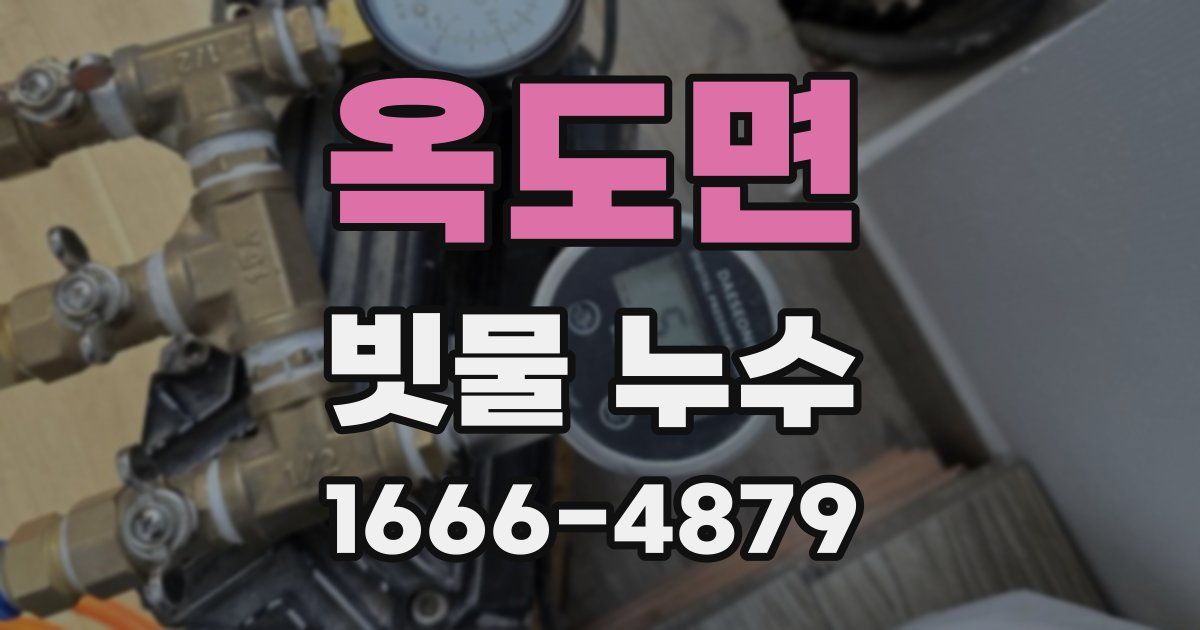 옥도면 빗물 누수