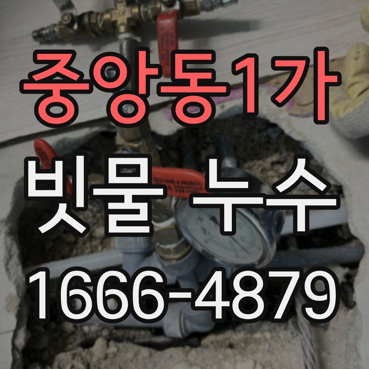 중앙동1가 빗물 누수