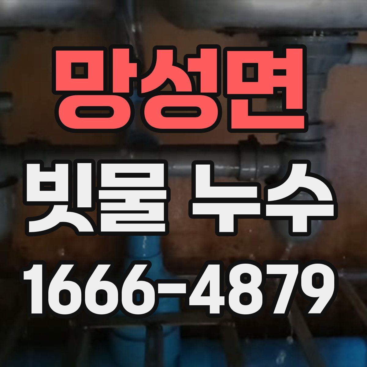 망성면 빗물 누수