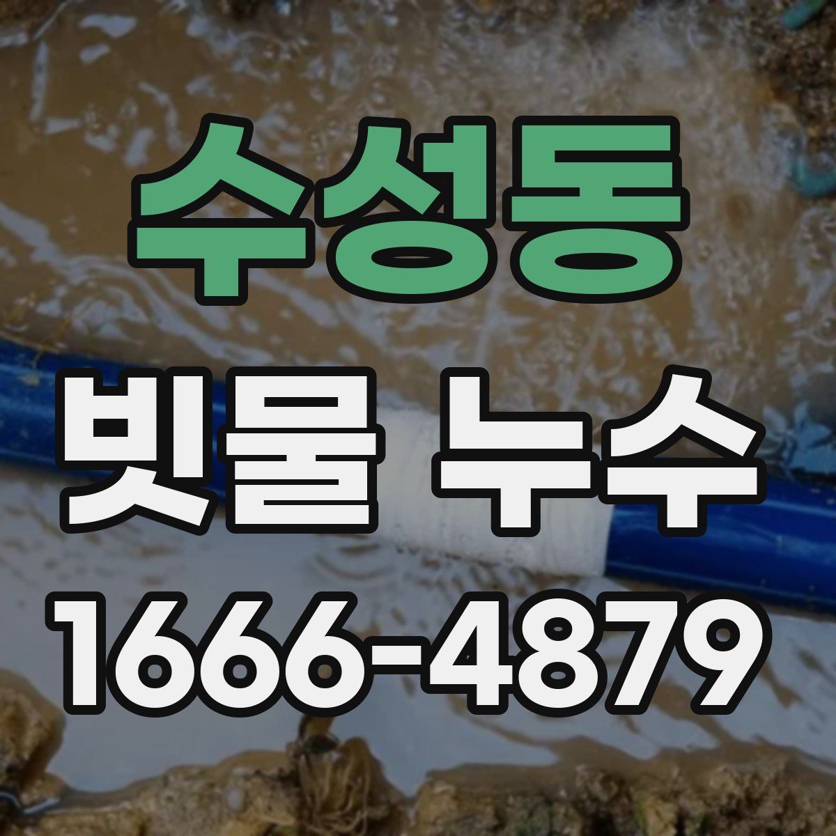 수성동 빗물 누수
