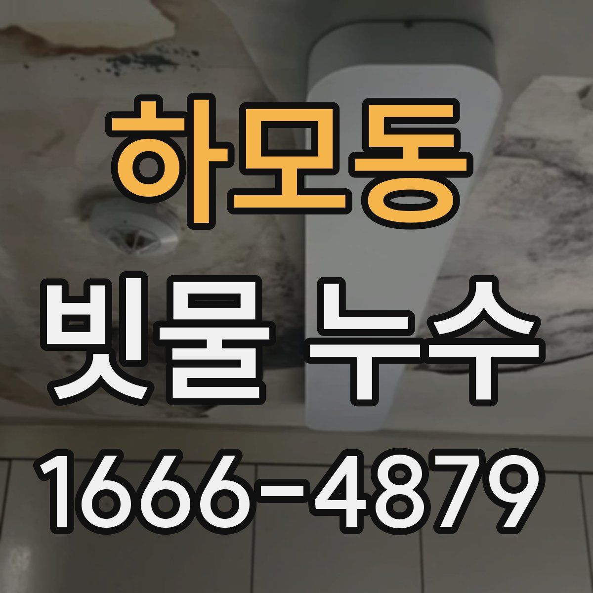 하모동 빗물 누수