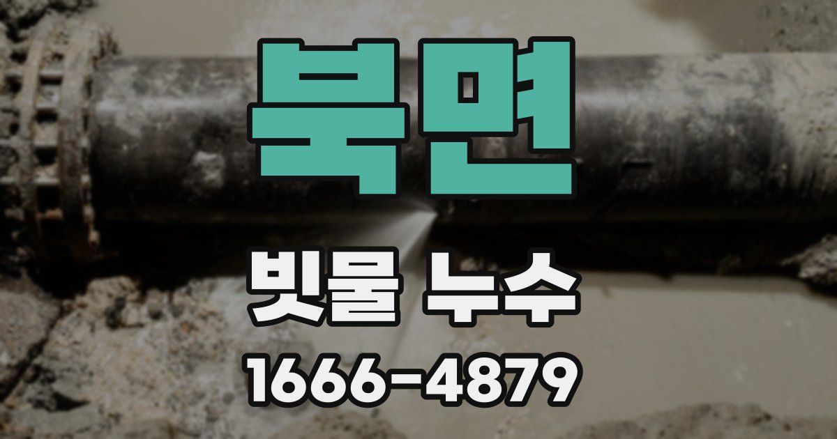 북면 빗물 누수