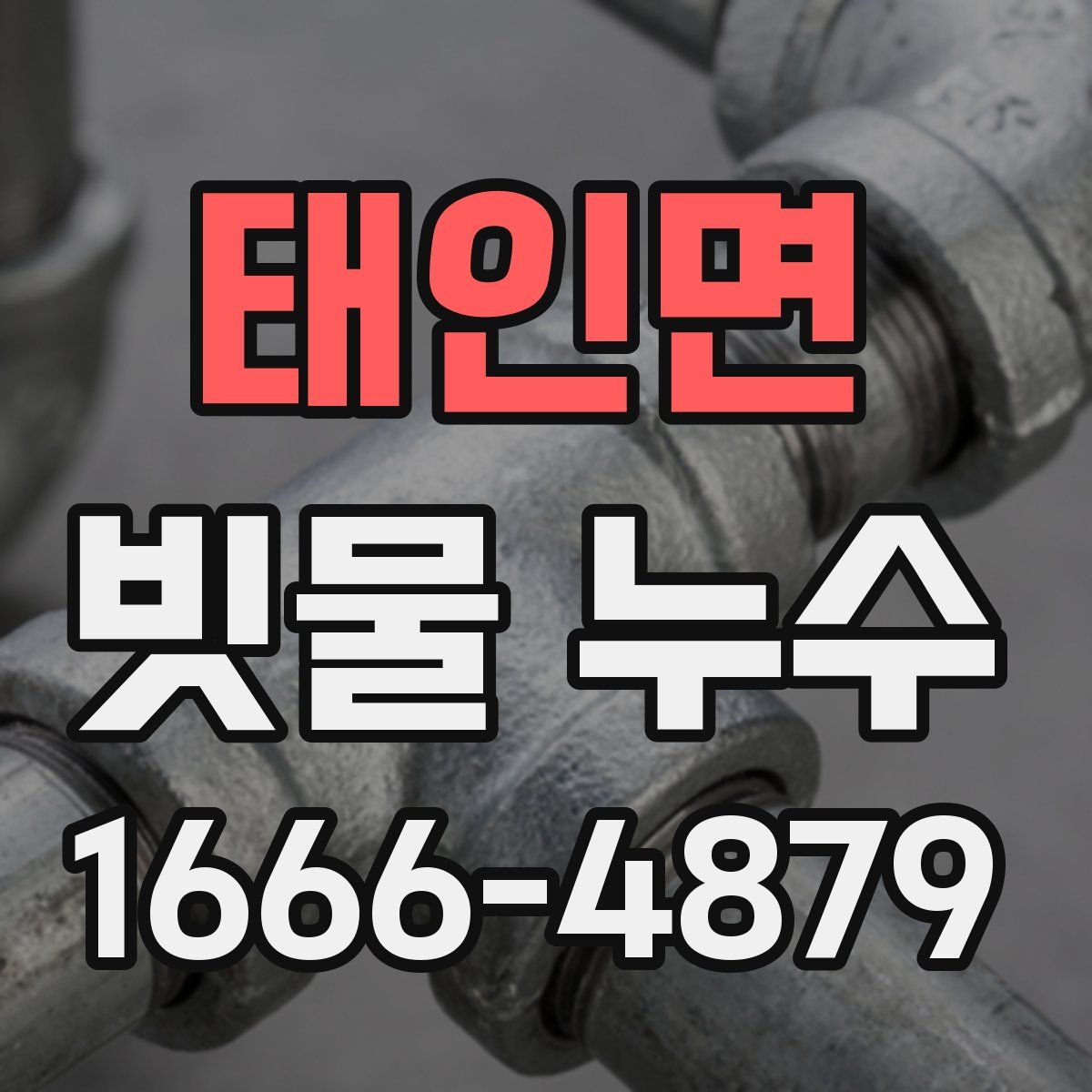 태인면 빗물 누수