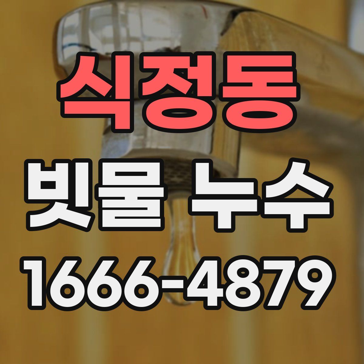 식정동 빗물 누수