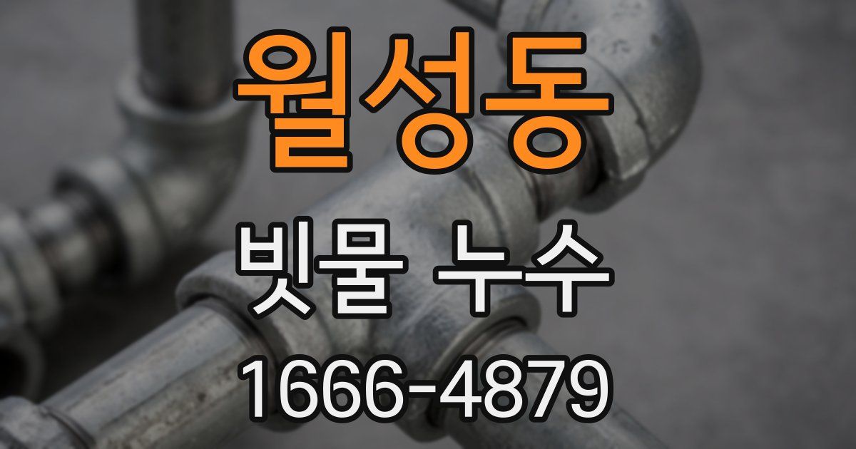 월성동 빗물 누수