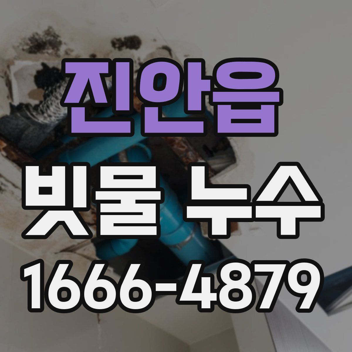 진안읍 빗물 누수