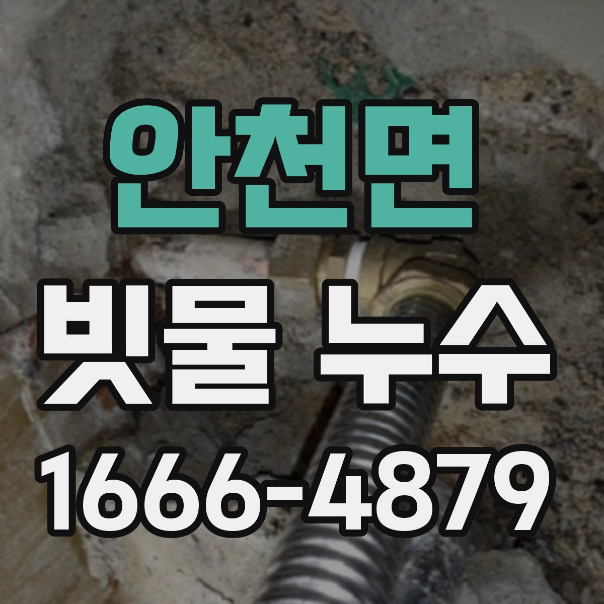 안천면 빗물 누수