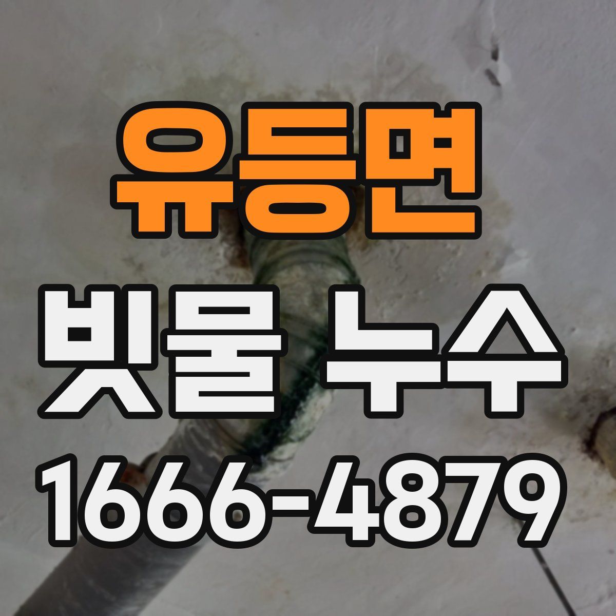 유등면 빗물 누수