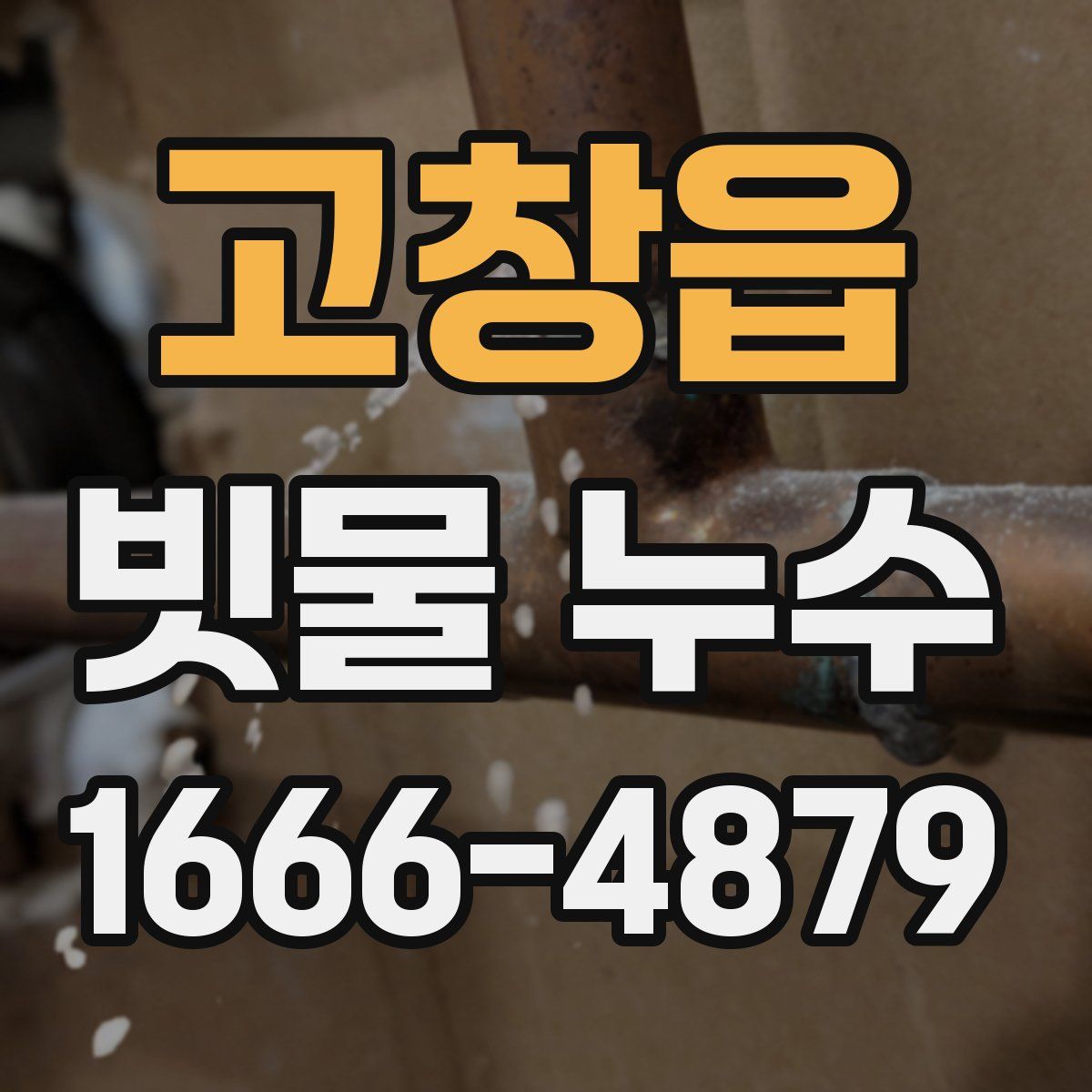 고창읍 빗물 누수