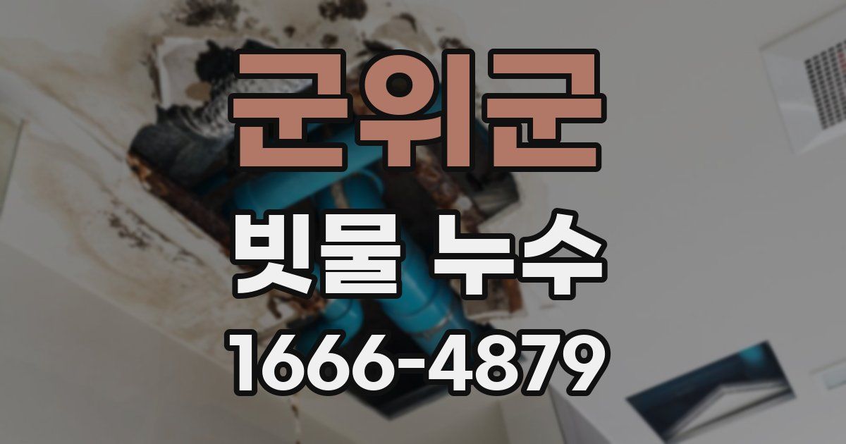 군위군 빗물 누수