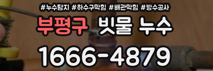 부평구 빗물 누수