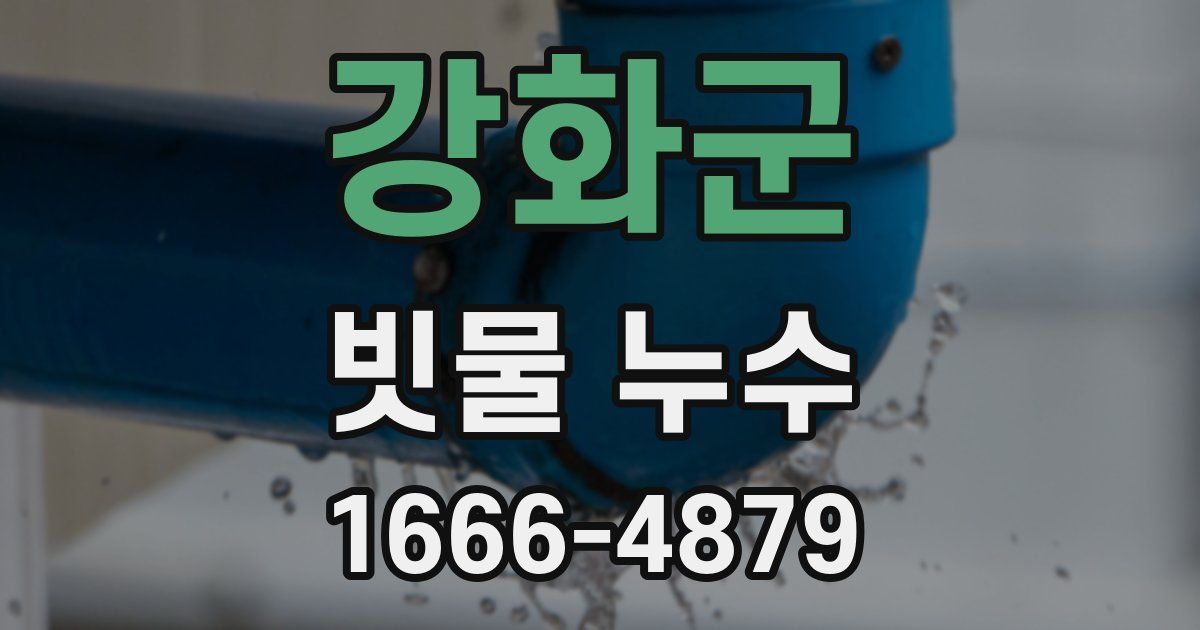 강화군 빗물 누수