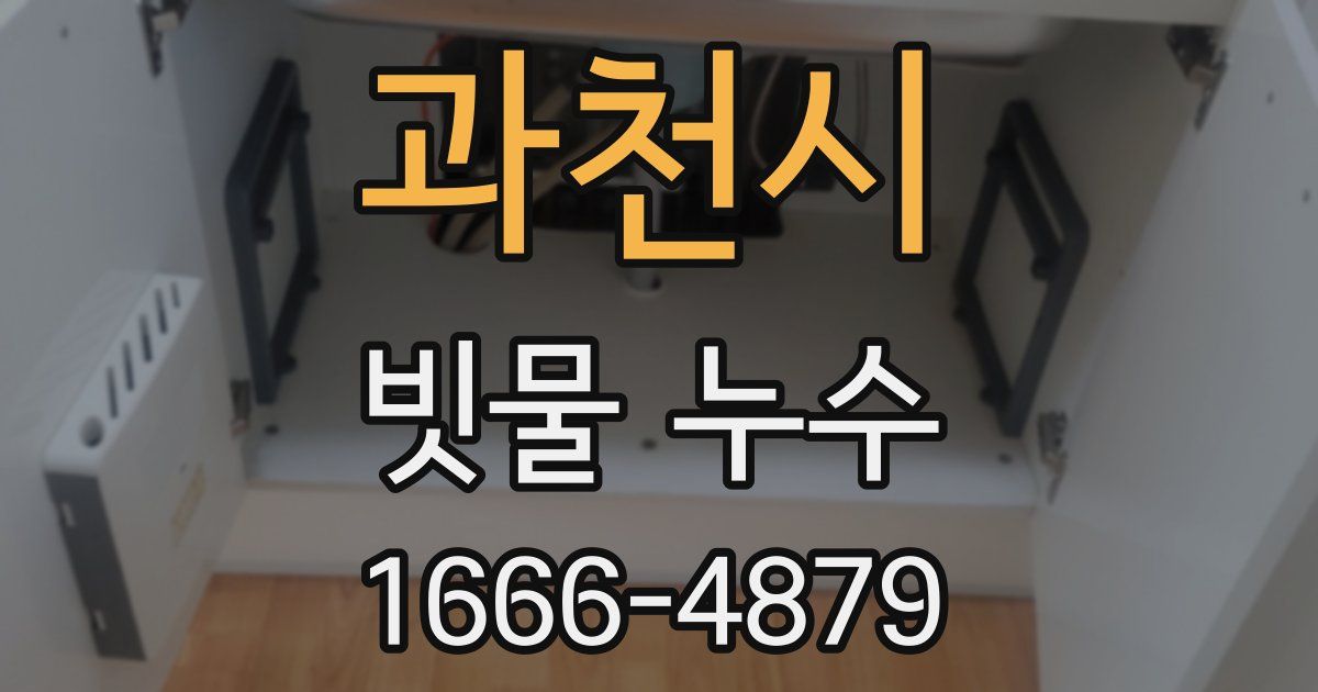 과천시 빗물 누수