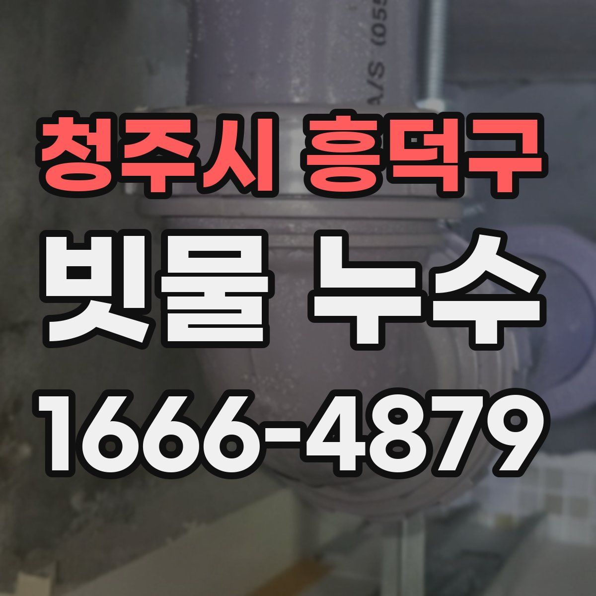 청주시 흥덕구 빗물 누수