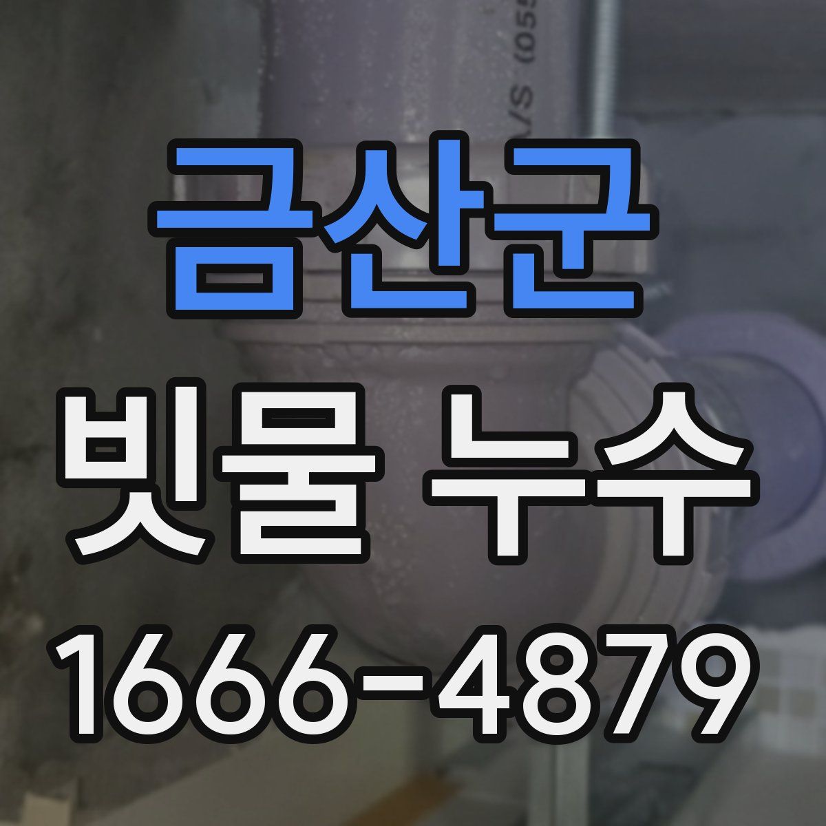 금산군 빗물 누수