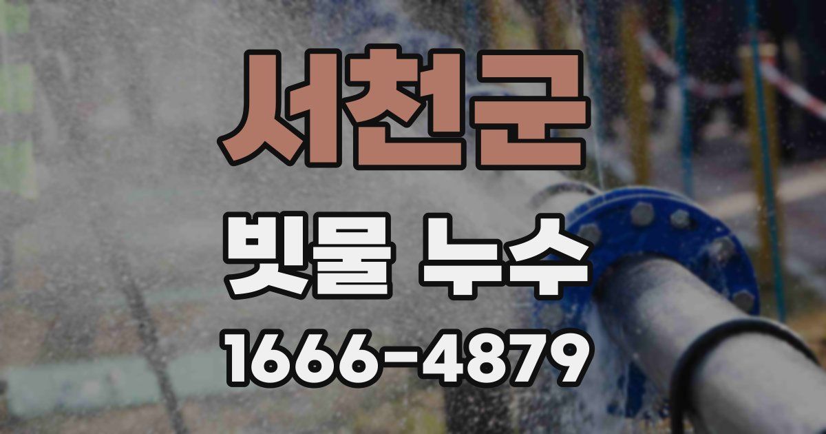 서천군 빗물 누수