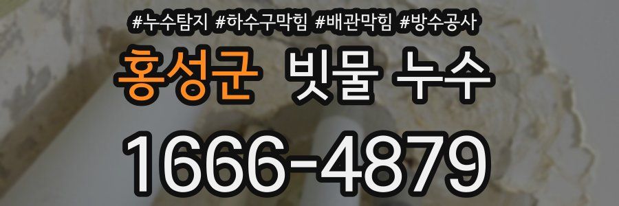 홍성군 빗물 누수