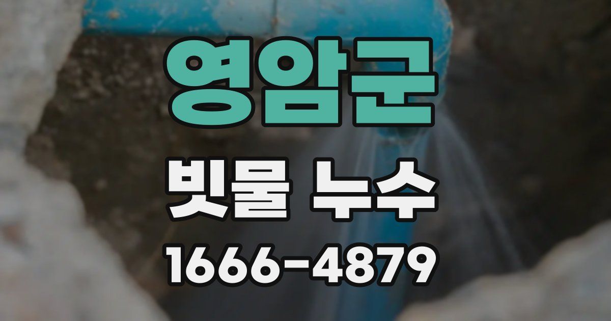 영암군 빗물 누수