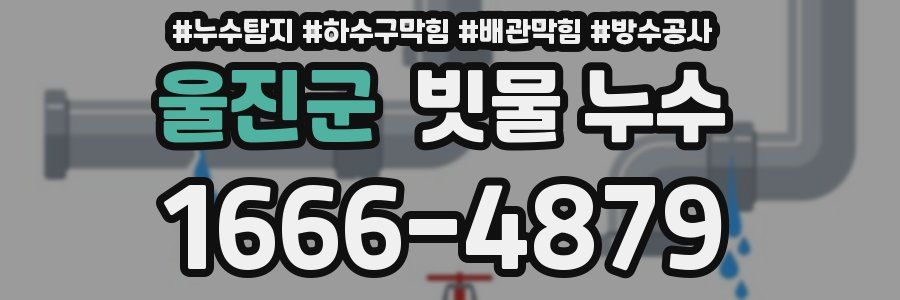 울진군 빗물 누수