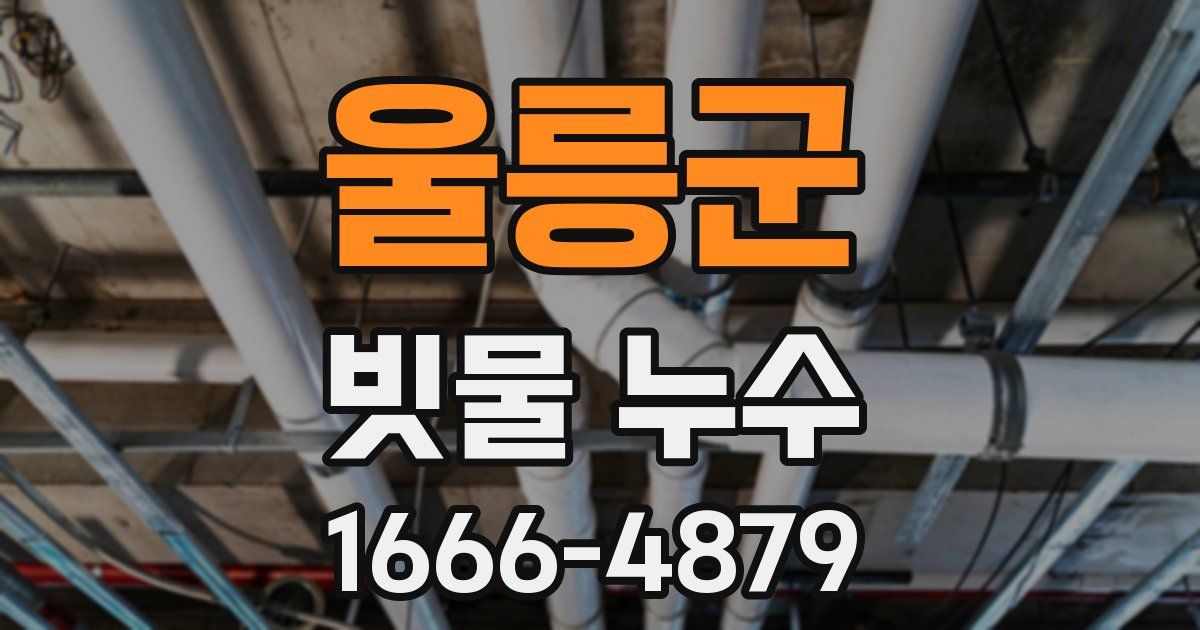 울릉군 빗물 누수