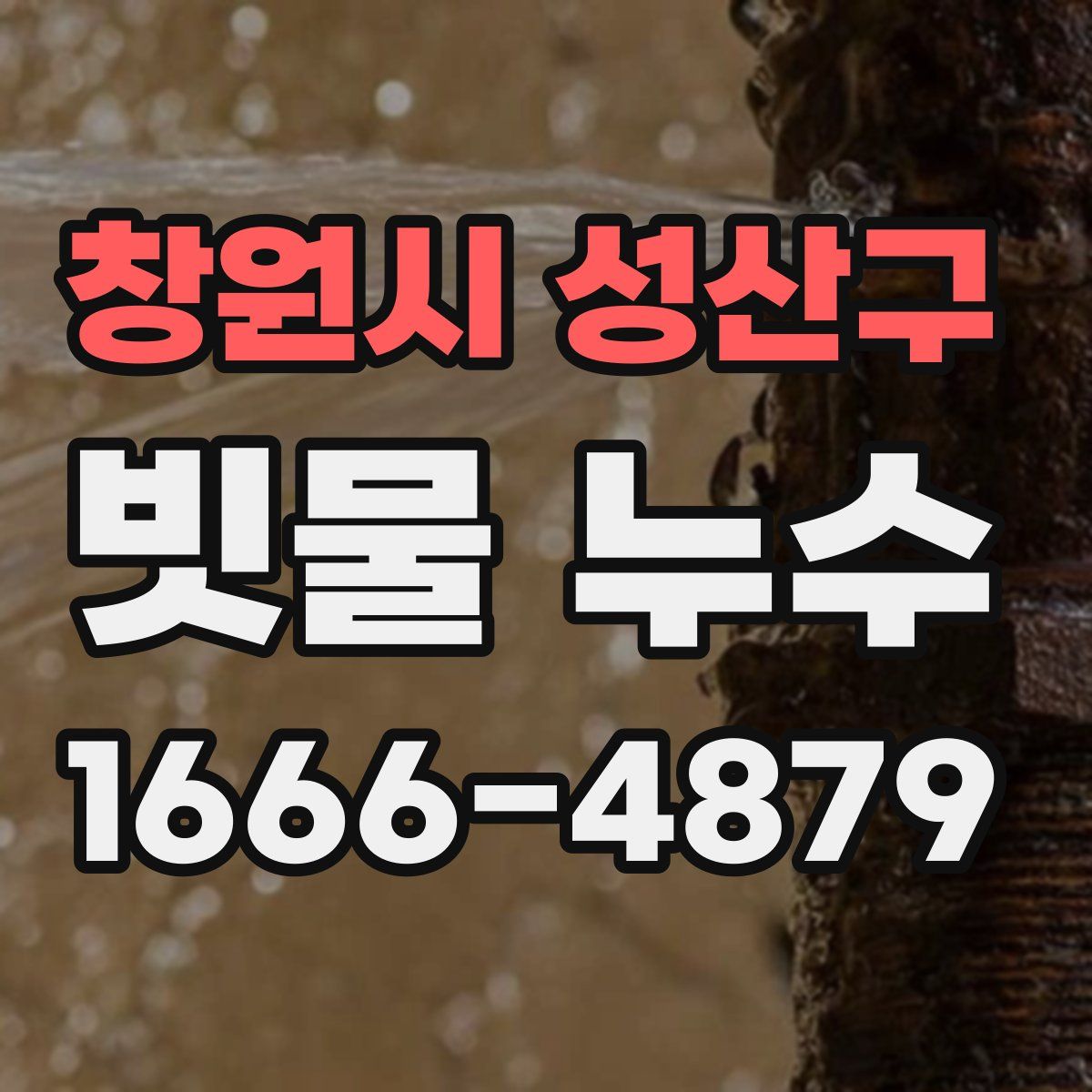 창원시 성산구 빗물 누수
