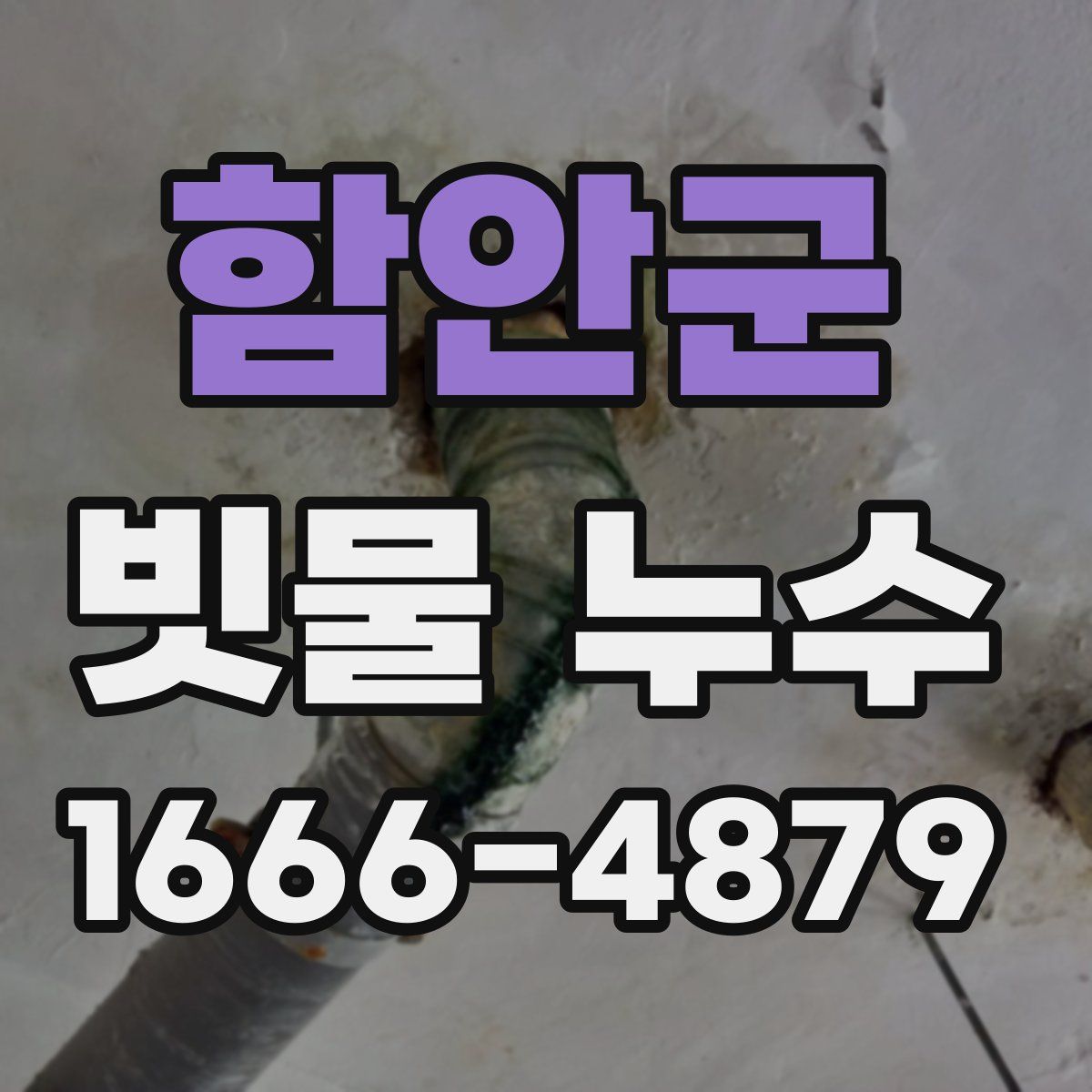 함안군 빗물 누수