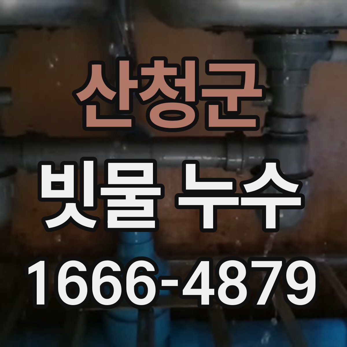 산청군 빗물 누수